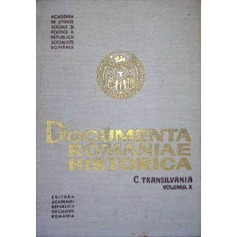 DOCUMENTA ROMANIAE HISTORICA C. TRANSILVANIA VOL.X 1351-1355