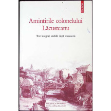 AMINTIRILE COLONELULUI LACUSTEANU
