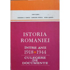 ISTORIA ROMANIEI INTRE ANII 1918 - 1944 CULEGERE DE DOCUMENTE