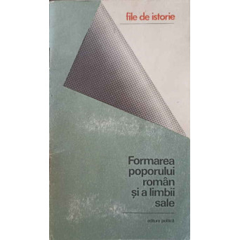 FORMAREA POPORULUI ROMAN SI A LIMBII SALE