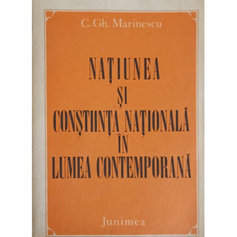 NATIUNEA SI CONSTIINTA NATIONALA IN LUMEA CONTEMPORANA