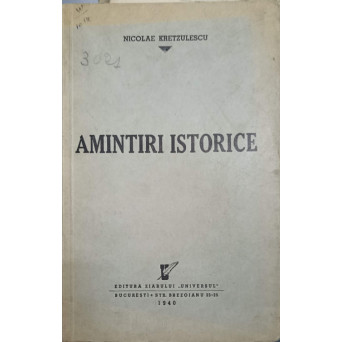 AMINTIRI ISTORICE