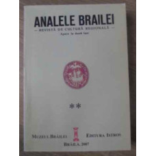 ANALELE BRAILEI 1931-1933 REVISTA DE CULTURA REGIONALA (EDITIE ANASTASICA)