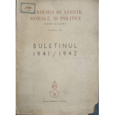 BULETINUL 1941 - 1942. COMUNICARI, TOMUL III