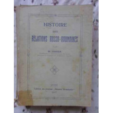 HISTOIRE DES RELATIONS RUSSO-ROUMAINES