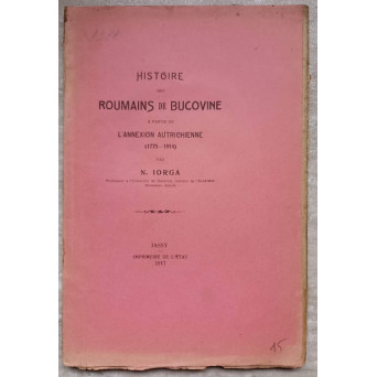 HISTOIRE DES ROUMAINS DE BUCOVINE A PARTIR DE L'ANNEXION AUTRICHIENNE 1775-1914