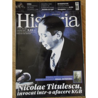 HISTORIA IANUARIE 2017. NICOLAE TITULESCU, INVOCAT INTR-O AFACERE KGB
