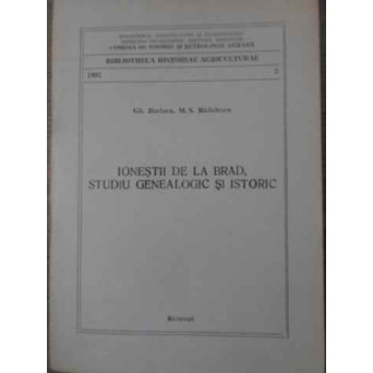 IONESTII DE LA BRAD, STUDIU GENEALOGIC SI ISTORIC
