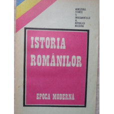 ISTORIA ROMANILOR. EPOCA MODERNA