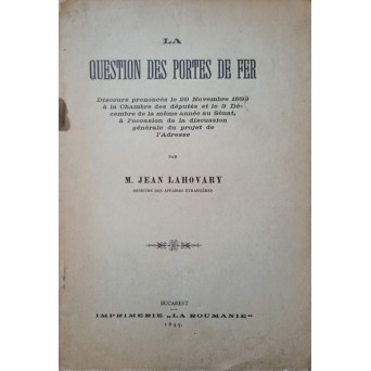 LA QUESTION DES PORTES DE FER