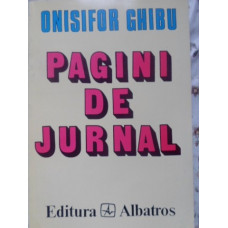 PAGINI DE JURNAL (1935-1963) VOL.I