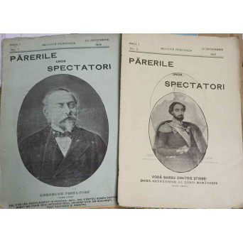 REVISTA PERIODICA. PARERILE UNOR SPECTATORI NR. 5, 7
