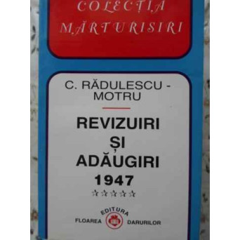 REVIZUIRI SI ADAUGIRI VOL.5 1947