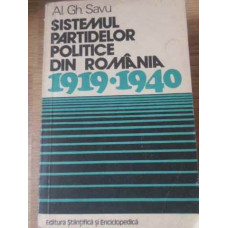 SISTEMUL PARTIDELOR POLITICE DIN ROMANIA 1919-1940