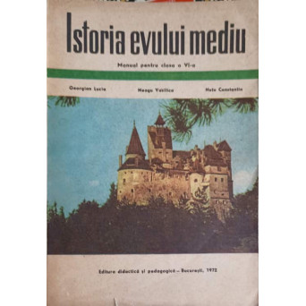 ISTORIA EVULUI MEDIU, MANUAL PENTRU CLASA A VI-A