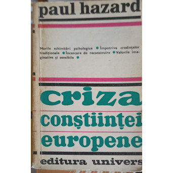 CRIZA CONSTIINTEI EUROPENE 1680-1715