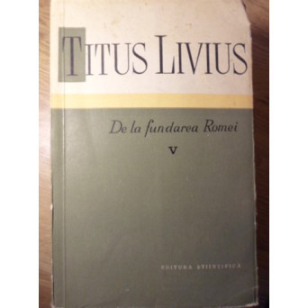 DE LA FUNDAREA ROMEI VOL.V (5)