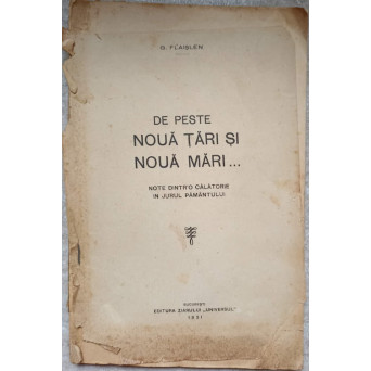 DE PESTE NOUA TARI SI NOUA MARI