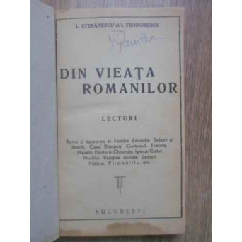 DIN VIEATA ROMANILOR LECTURI