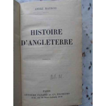 HISTOIRE D'ANGLETERRE