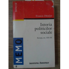 ISTORIA POLITICILOR SOCIALE. EUROPA, SEC. XIX-XX
