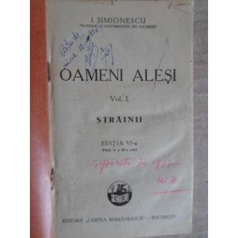 OAMENI ALESI VOL.1 STRAINII