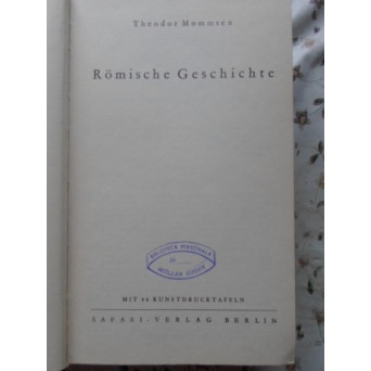 ROMISCHE GESCHICHTE / ISTORIA ROMANA