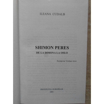SHIMON PERES DE LA DIMONA LA OSLO