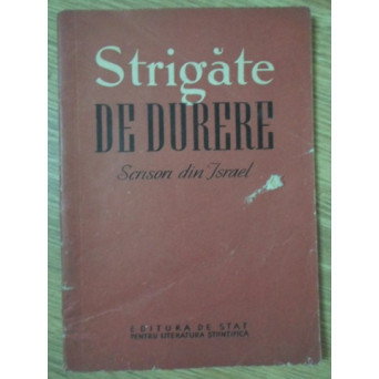 STRIGATE DE DURERE. SCRISORI DIN ISRAEL