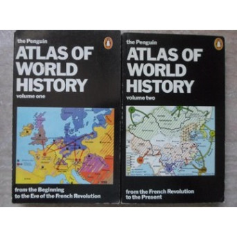 THE PENGUIN ATLAS OF WORLD HISTORY VOL.1-2 FROM THE BEGINNING TO THE PRESENT