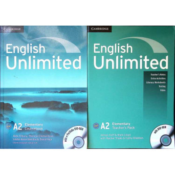 ENGLISH UNLIMITED VOL.1-2. A2 ELEMENTARYCOURSEBOOK. ELEMENTARY TEACHER'S PACK (INCLUDE 2 DVD-URI)