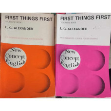 NEW CONCEPT ENGLISH VOL.1-2 PRACTICE AND PROGRESS. FIRST THINGS FIRST. STUDENT'S BOOK, TEACHER'S BOOK. AN INTEGRATED COURSE FOR PRE-INTERMEDIATE STUDENTS