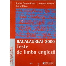 BACALAUREAT 2000 TESTE DE LIMBA ENGLEZA
