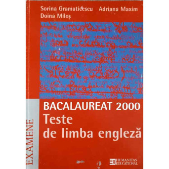 BACALAUREAT 2000 TESTE DE LIMBA ENGLEZA