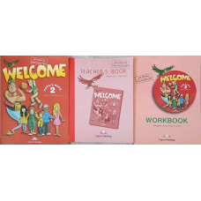 WELCOME, PUPIL'S BOOK 2. VOL1-3 MANUAL, TEACHER'S BOOK, WORKBOOK