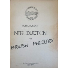 INTRODUCTION TO ENGLISH PHILOLOGY