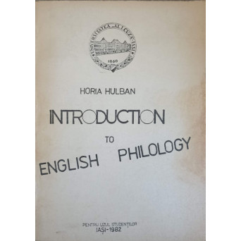 INTRODUCTION TO ENGLISH PHILOLOGY