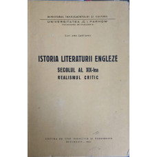 ISTORIA LITERATURII ENGLEZE SECOLUL AL XIX-LEA. REALISMUL CRITIC