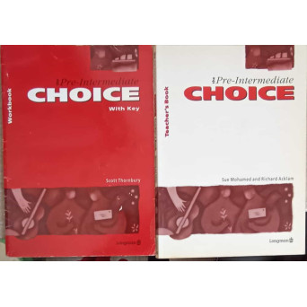 THE PRE-INTERMEDIATE CHOICE VOL.1-2 TEACHER'S BOOK, WORKBOOK