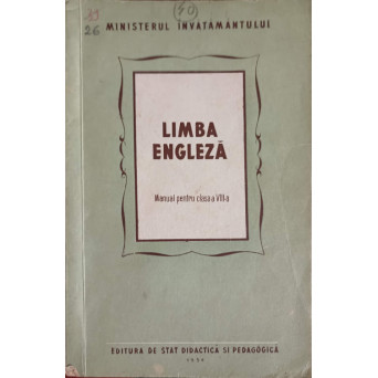LIMBA ENGLEZA, MANUAL PENTRU CLASA A VIII-A