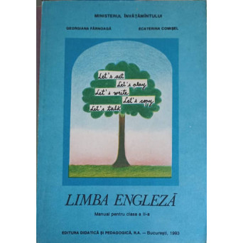 LIMBA ENGLEZA, MANUAL PENTRU CLASA A II-A