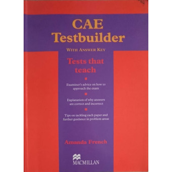 CAE TESTBUILDER WITH ANSWER KEY