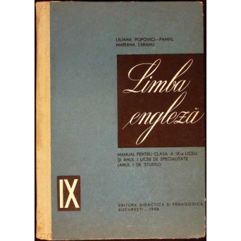 LIMBA ENGLEZA, MANUAL PENTRU CLASA A IX-A