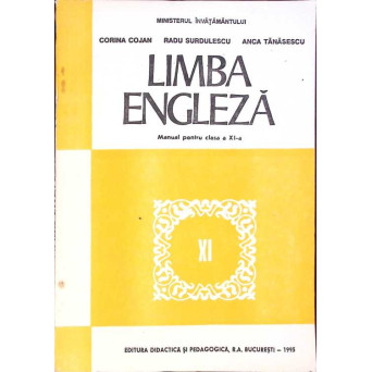 LIMBA ENGLEZA, MANUAL PENTRU CLASA A XI-A
