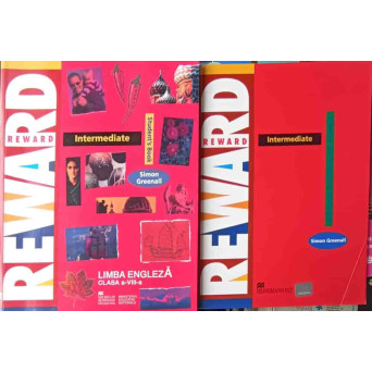 SET 2 CARTI LIMBA ENGLEZA CLASA A VIII-A: REWARD INTERMEDIATE, GRAMMAR AND VOCABULARY: STUDENT'S BOOK, WORKBOOK