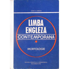 LIMBA ENGLEZA CONTEMPORANA: MORFOLOGIE