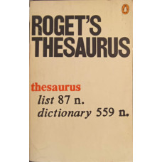 ROGETS THESAURUS OF ENGLISH WORDS AND PHRASES