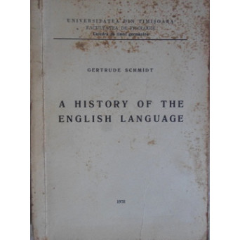 A HISTORY OF THE ENGLISH LANGUAGE