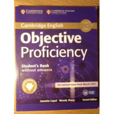 CAMBRIDGE ENGLISH OBJECTIVE PROFICIENCY. STUDENT'S BOOK WITHOUT ANSWERS