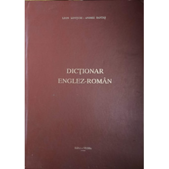 DICTIONAR ENGLEZ-ROMAN